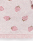 Strawberry Jacquard Wool Blend Jumper