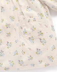 purebaby organic strawberry smocked dress baby girl