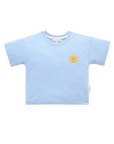 purebaby organic baby kids clothes bluebell sunshine relaxed tee