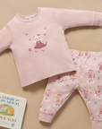 purebaby organic kids pajama set ballet dreams girls pj