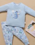 purebaby organic kids pajama set dragon