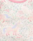 purebaby organic unicorn textured pyjama set PJ set baby kids