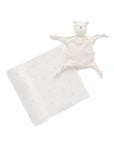 purebaby organic cotton baby clothes bunny rug and snookie pack vanilla bear baby gift set