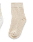 Wheat Vanilla Organic Socks (Set of 3)