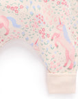 purebaby organic cotton clothes padded sleeve onesie unicorn meadow baby kids