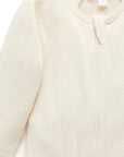 Pointelle Growsuit & Hat Pack in Wheat Melange