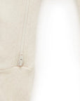 Pointelle Growsuit & Hat Pack in Wheat Melange