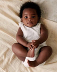 purebaby pointelle singlet newborn baby