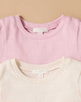 purebaby pointelle tee baby tee
