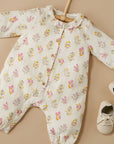 Posie Floral Crinkle Growsuit