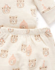Bears LS Textured Organic Pyjama Set