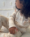 kids in organic cotton pyjama bear
