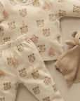 Bears LS Textured Organic Pyjama Set