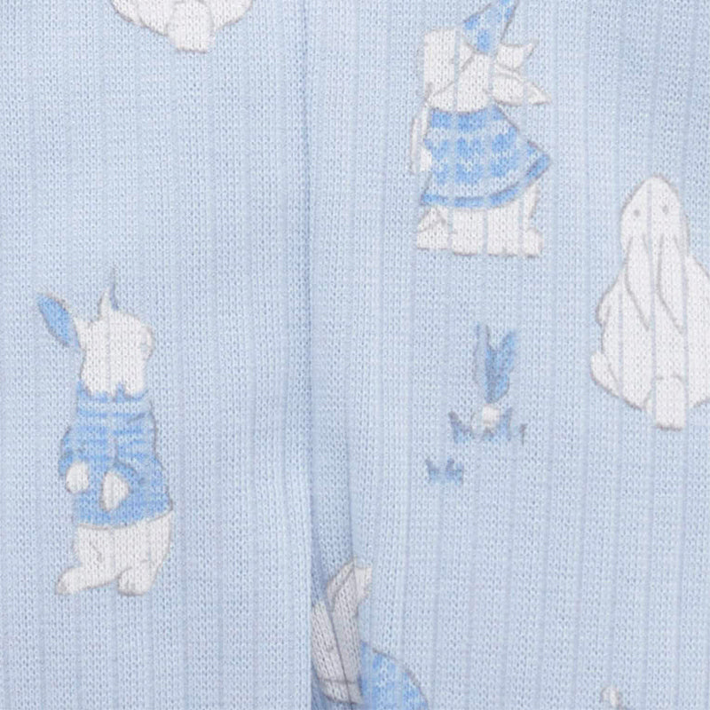 Rib Pyjama Set &amp; Bunny Toy Icicle Bunny