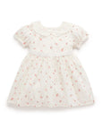 purebaby organic rosebud dress baby girl