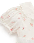 purebaby organic rosebud dress baby girl