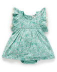 Festive Ruffle Bodysuit Dress