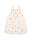 Dune Flower Shirred Dress