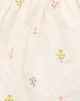 Dune Flower Shirred Dress