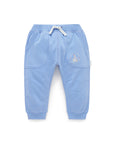 purebaby slouchy pants ocean baby pants