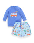 Cancun Board Short and Rashie Swim Set