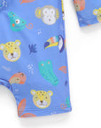 Jungle Faces Long Sleeve Rashie Sunsuit