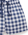 Board Short Swim Set Marine Gingham