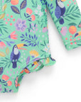 Toucan Frilly Long Sleeve Swimsuit