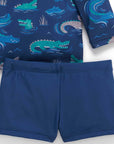 Nile Crocodiles LS Rashie Swim Set
