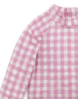 Gingham Rashie Swim Set
