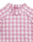 Gingham Rashie Swim Set
