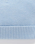 Textured Beanie in Blue Melange