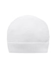 purebaby textured beanie white newborn baby beanie hat