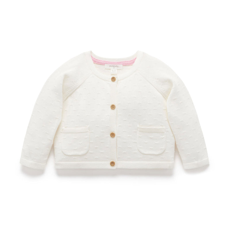 purebaby girls cardigan baby girl cardigan