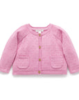 purebaby cardigan baby girl organic cotton cardigan