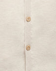 Textured Cardigan in Wheat Melange