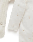 Vanilla Bear Zip Growsuit (Pack of 2)