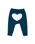 sapling child hazelnut blue heart pants baby pants