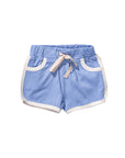 sapling sardines blue shorts baby organic cotton shorts