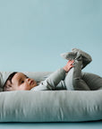 snuggle me organic infant lounger slate baby bed