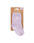 stuckies sweden kids anti slip socks lavender