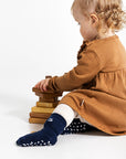Moon Navy Blue Socks