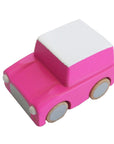 Kukkia Japan Pink Wooden Toy Car