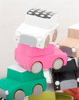 Kukkia Japan Pink Wooden Toy Car
