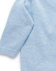 Basic Cardigan Blue Melange