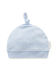 Knot Hat Blue Melange