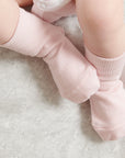 Pink Organic Cotton Socks (Set of 3)