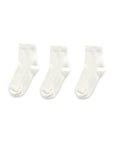 White Organic Cotton Socks (Set of 3)