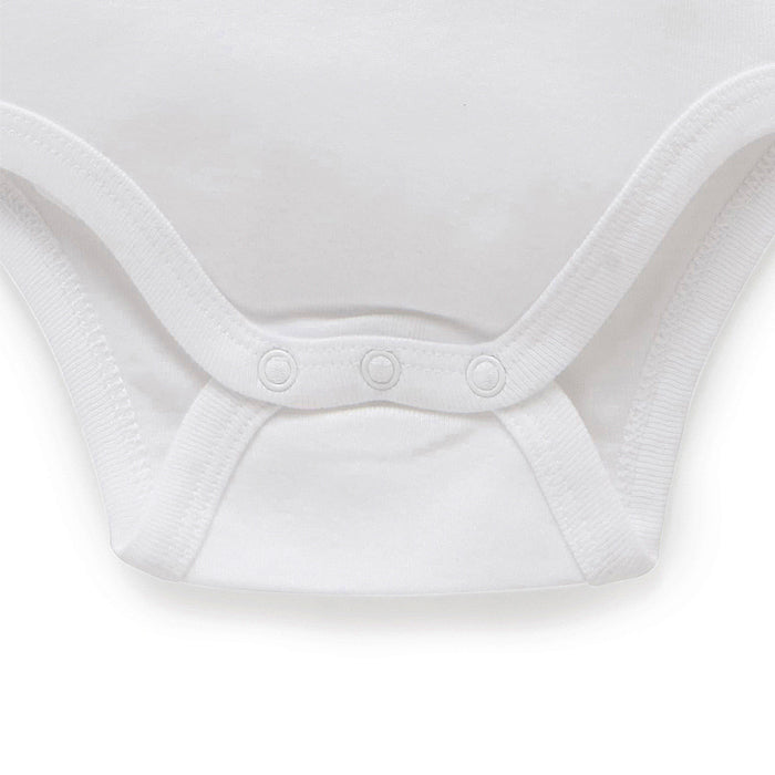 Easy Neck L/SS Bodysuit White (Pack of 2)
