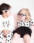 anarkid organic baby girl spot tutu tulle bodysuit